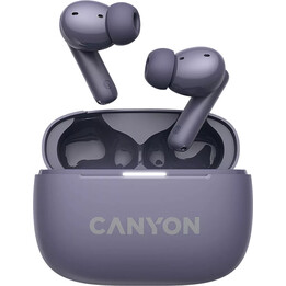 Canyon ongo tws-10 bluetooth headphones purple