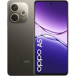 Oppo A5 Pro 5G, 8GB 256GB, MKT 6300, 6.67 Pantalla 120Hz, 50MP AI, 5800mAh, Marrón negro