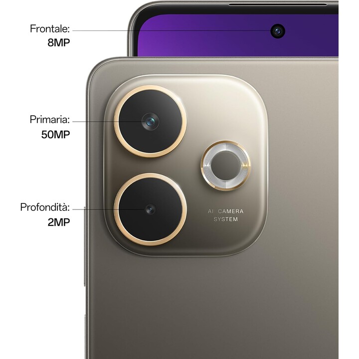Oppo A5 Pro 5G, 8GB 256 GB, MKT 6300, 6,67 Display 120Hz, 50 MP AI, 5800mah, schwarzes Braun
