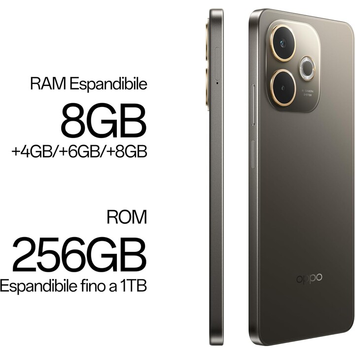 Oppo A5 Pro 5G, 8GB 256GB, MKT 6300, 6.67 Display 120Hz, 50MP AI, 5800mAh, Black Brown