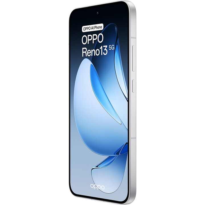 OPPO RENO13, smartphone 5G com IA, 12 GB/256 GB, 6,6 120Hz AMOLED 1,5K 50MP IP69 5.600mAh 80W, branco