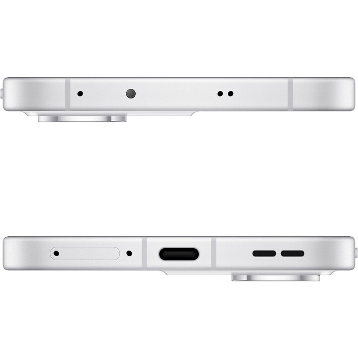 Smartphone Oppo Reno13, 5G avec AI, 12 Go / 256 Go, 6,6 120 Hz AMOLED 1,5k 50MP IP69 5 600mAh 80W, blanc