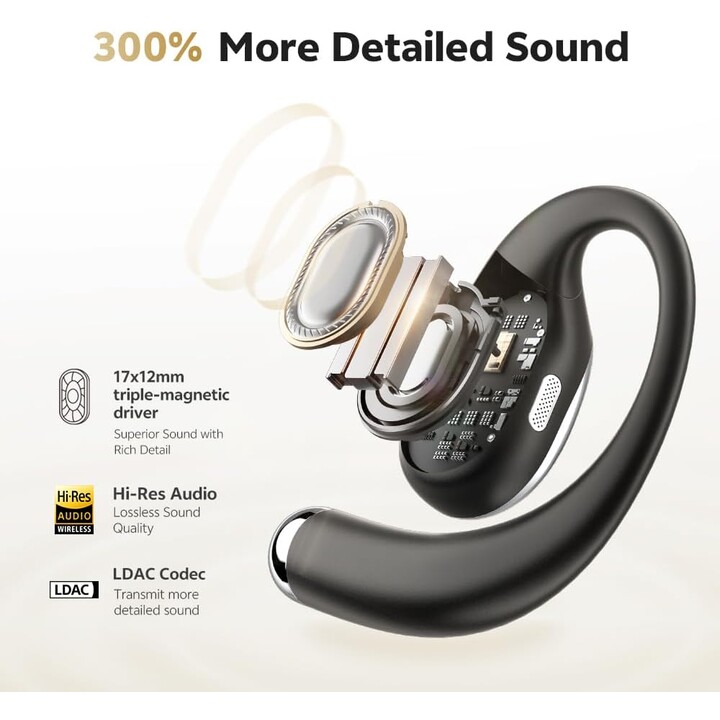 QCY Crossky R70 Negro - Auriculares Bluetooth