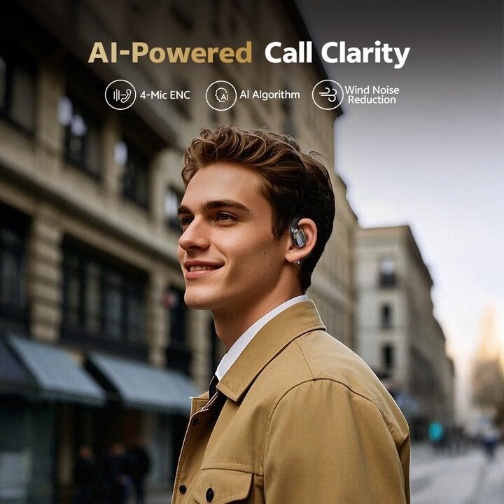 QCY Crossky R70 Negro - Auricolari Bluetooth