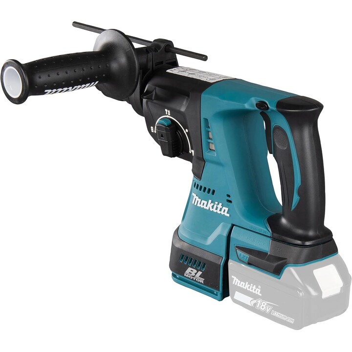Makita DHR243Z, martello combinato a batteria (senza batteria/caricabatteria, 18 V)