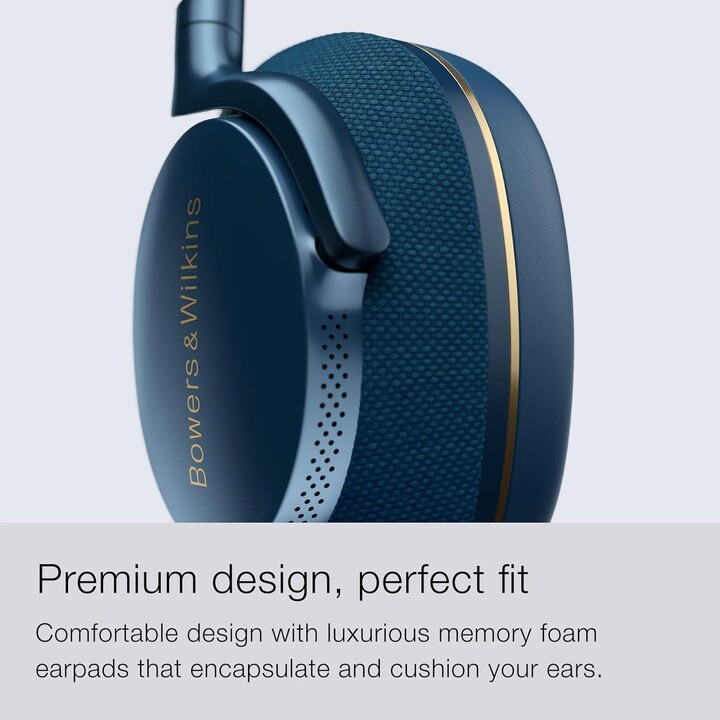 Bowers & Wilkins PX7 S2e, auriculares inalámbricos supraaurales con cancelación de ruido y carga rápida y adaptativa Qualcomm ap