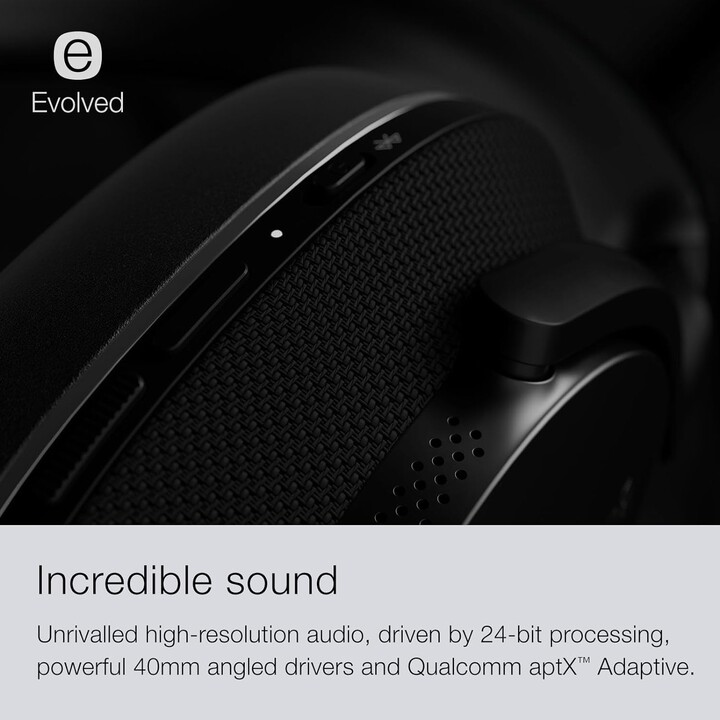 Bowers & Wilkins PX7 S2e, auriculares inalámbricos supraaurales con cancelación de ruido y carga rápida y adaptativa Qualcomm ap
