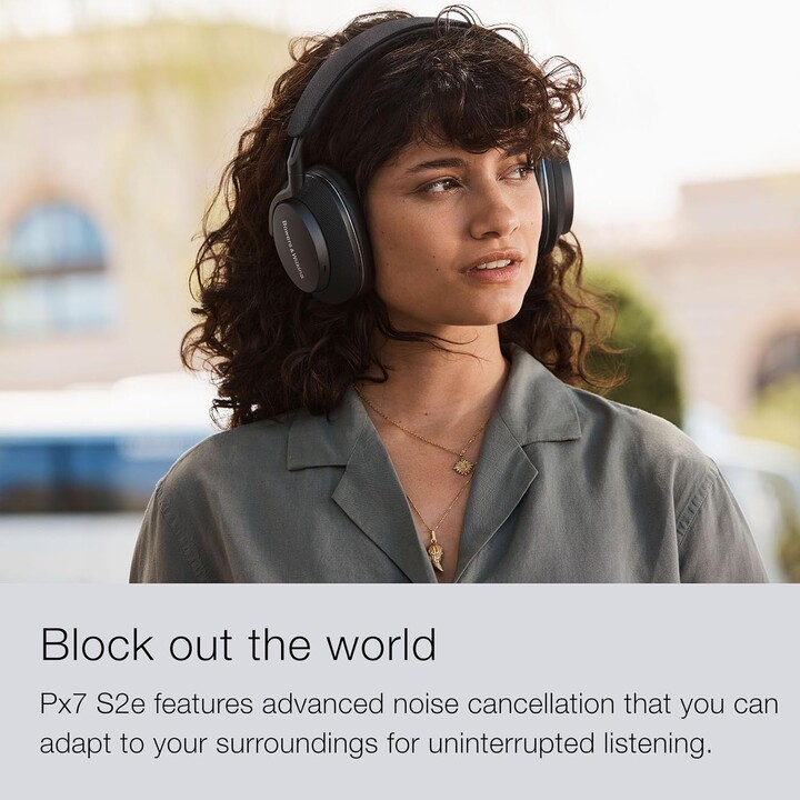 Bowers & Wilkins PX7 S2e, auriculares inalámbricos supraaurales con cancelación de ruido y carga rápida y adaptativa Qualcomm ap