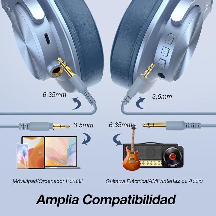 OneOdio Fusion A70 Azul – Bluetooth-Kopfhörer