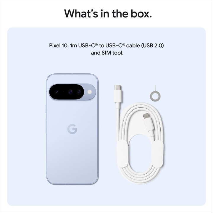 Google Pixel 10 5G, 12GB 128GB, 6.3 Inch OLED, Gemini IA, 4970mAh, Frost