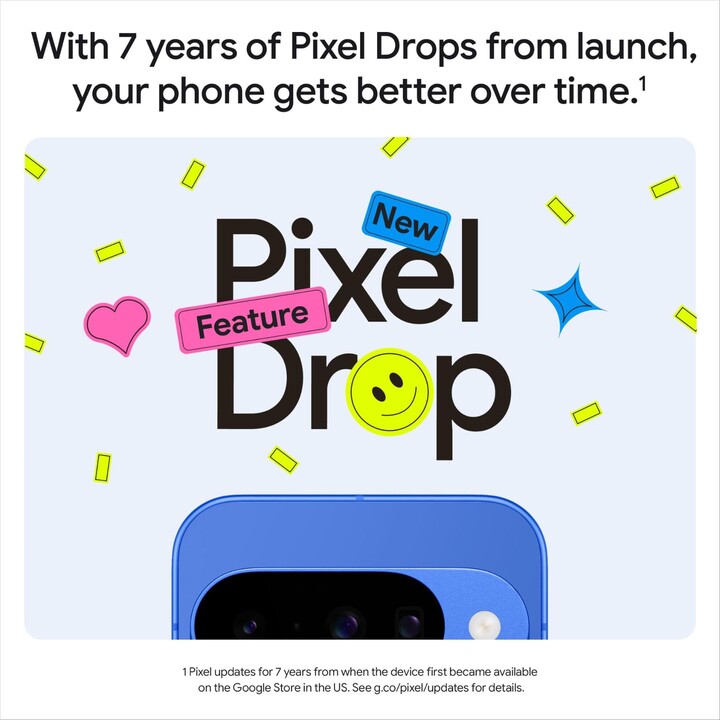 Google Pixel 10 5G, 12GB 128GB, 6.3 Inch OLED, Gemini IA, 4970mAh, Frost