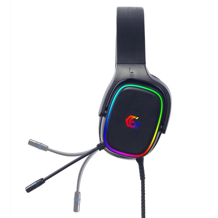 Gembird GHS-SANPO-S300 écouteur/casque Avec fil Arceau Jouer USB Type-A Noir