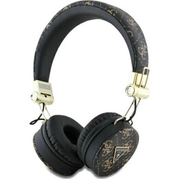 Auricular diadema inalámbrico Guess 4G Triangle / Cancelación de ruido / Bt 5.3 / 300 mAh / Negro / GUBH70E4PTMK