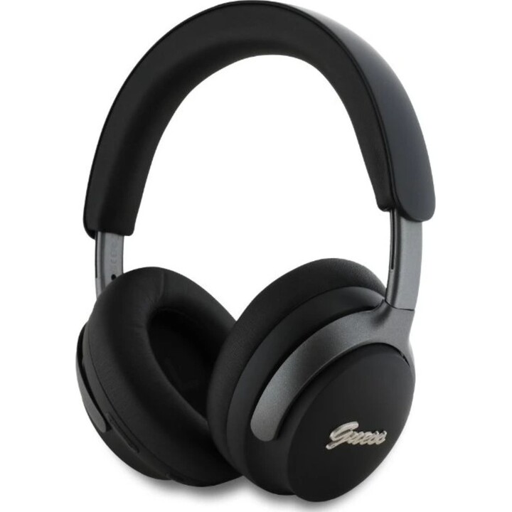 Auricular diadema inalámbrico Guess 4G / Cancelación de ruido activa y ambiental / Bt 5.3 / 300 mAh / Negro / GUBHC22PSFCSMK