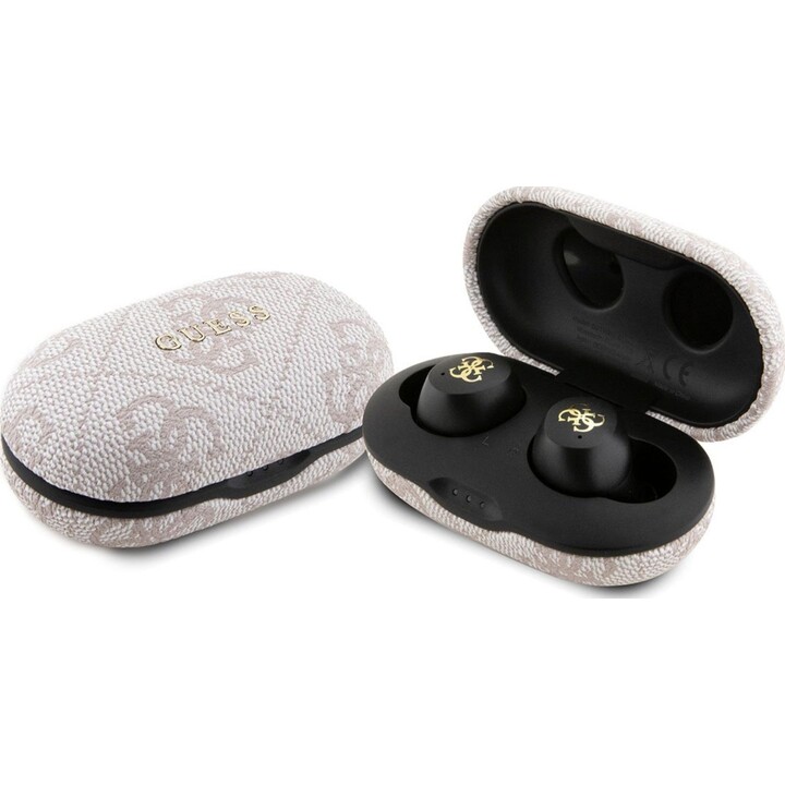 Auricular inalámbrico Guess 4G / TWS / Cancelación de ruido / Bt 5.3 / 300 mAh / Rosa / GUTWSP4EGP