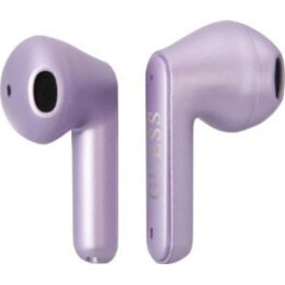 GUESS GUTWST82TRU écouteurs TWS Bluetooth logo triangle violet