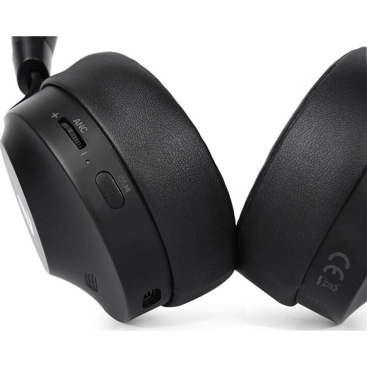 Cuffie Laudberg H1B con cancellazione attiva del rumore, nere