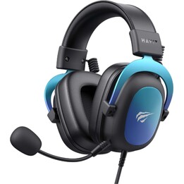 Havit H2002U Pro – Kabelgebundenes/kabelloses Headset – Schwarz/Blau