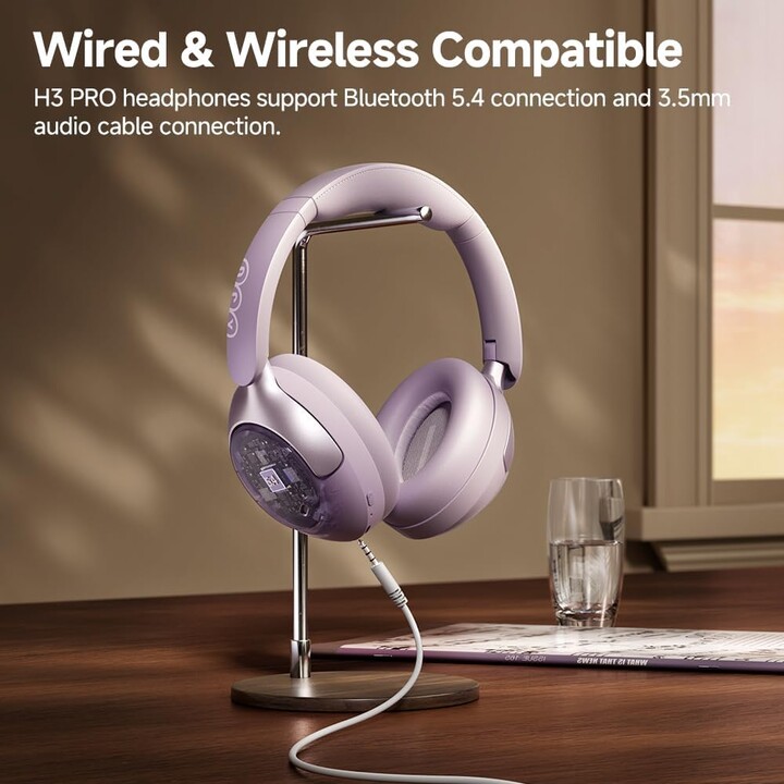 QCY H3 pro Violet - Casque d'écoute