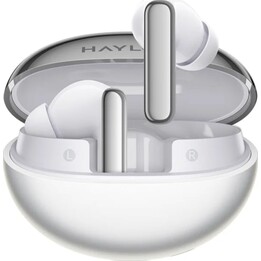 Fones de ouvido sem fio Haylou Flowbuds N55 brancos