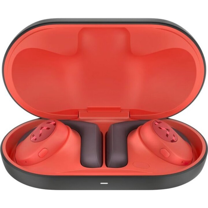 Haylou PurFree OW01 Negro/Rojo - Auriculares de Conducción Ósea y Bluetooth