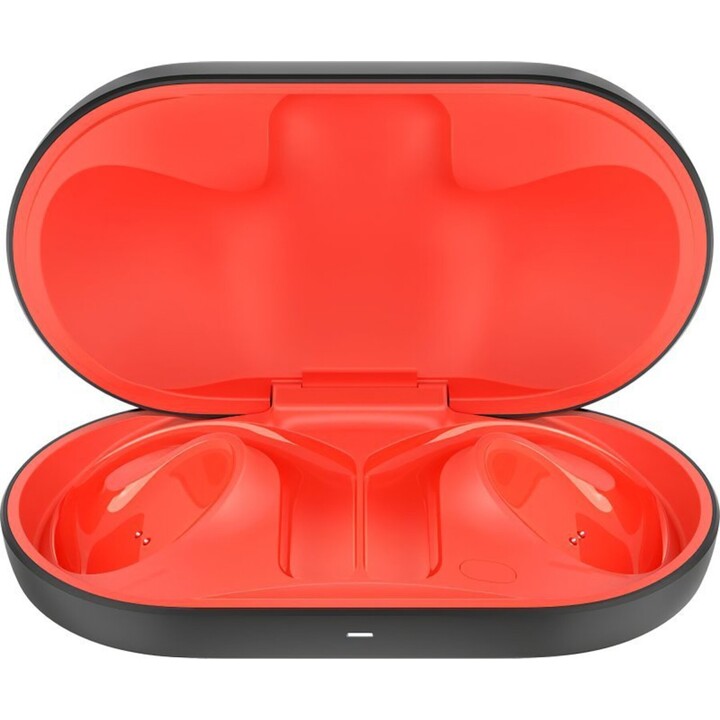 Haylou PurFree OW01 Negro/Rojo - Auriculares de Conducción Ósea y Bluetooth