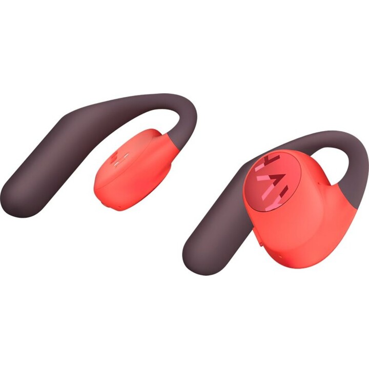 Haylou PurFree OW01 Negro/Rojo - Auriculares de Conducción Ósea y Bluetooth