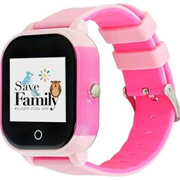 SaveFamily Junior Smartwatch for Young People Pink