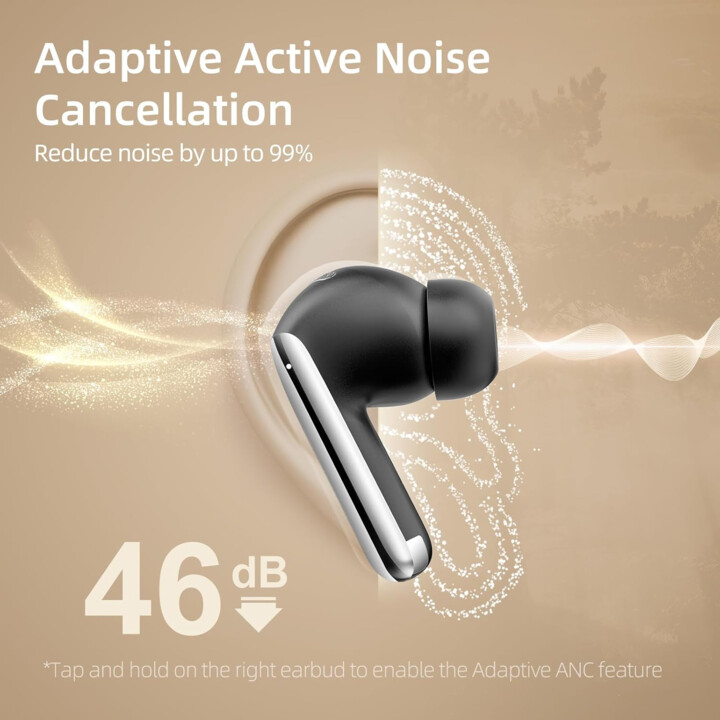 QCY MeloBuds Pro HT08 ANC Negro - Auriculares Bluetooth