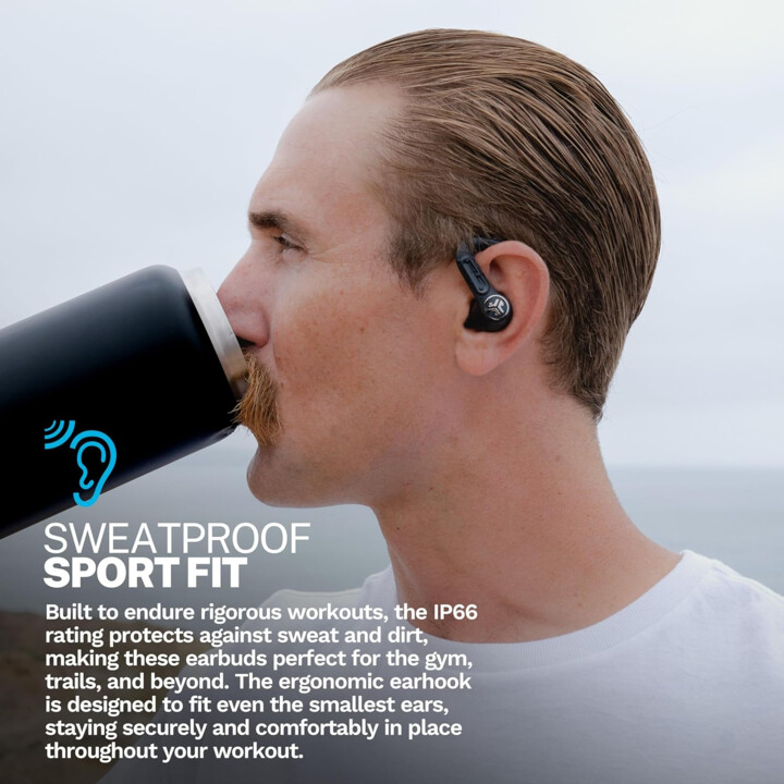 JLab Epic Sport ANC 3 True Wireless Bluetooth Earbuds for Active Workouts