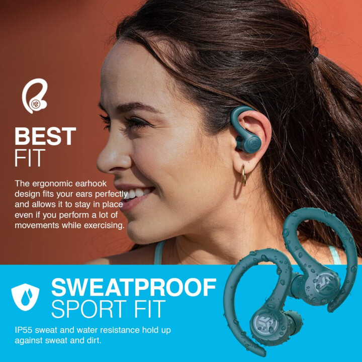 JLab Go Air Sport Azul - Auriculares inalámbricos