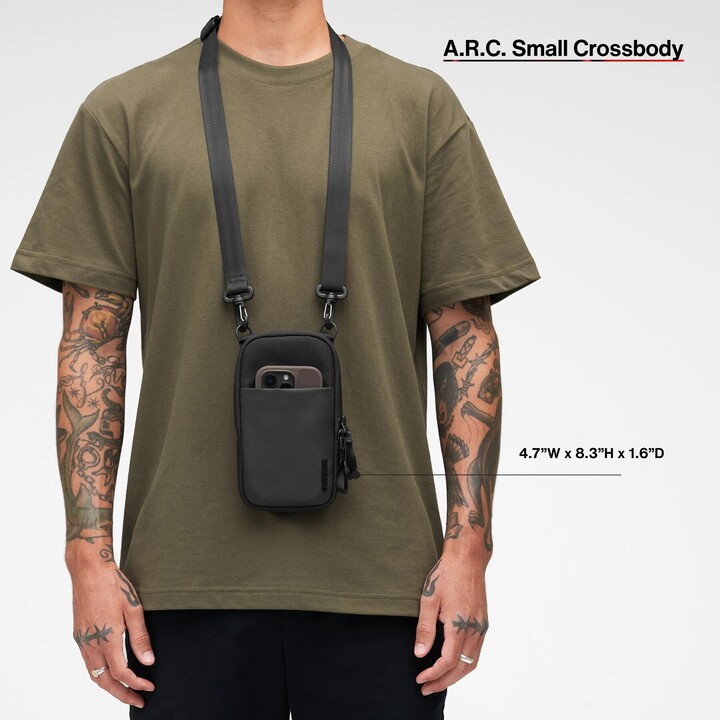 A.R.C. Small Crossbody Bag - Black