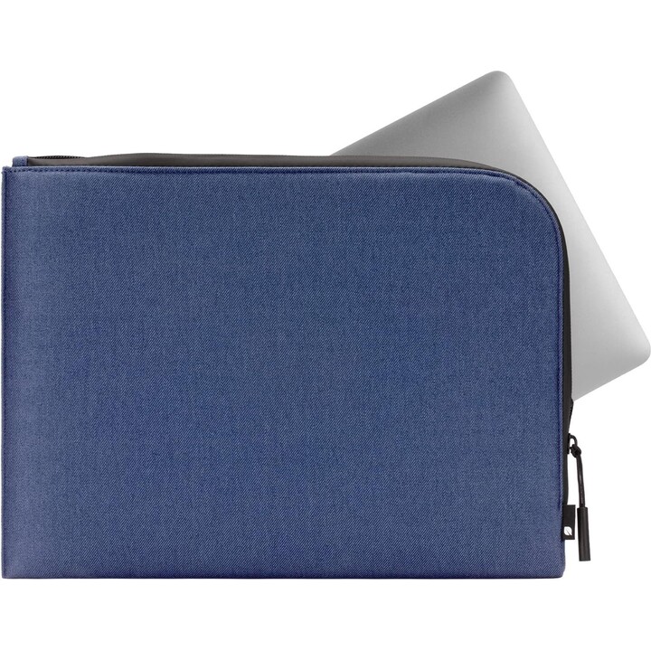 Capa Facet para MacBook Pro 14" em sarja reciclada - Azul-marinho