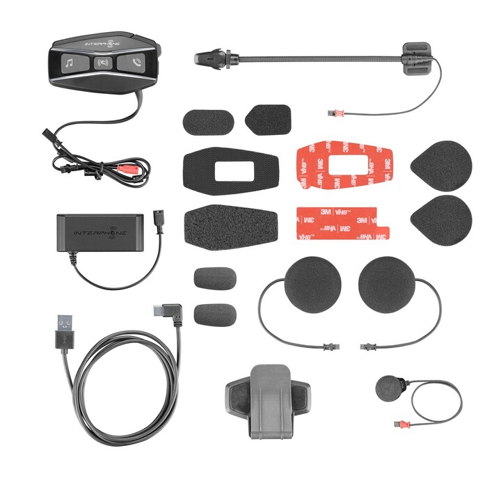 Cellularline U-COM 16 motorcycle intercom Mesh 2.0 black