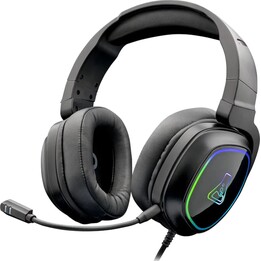 Auscultadores para jogos G-Lab Korp Radium RGB com microfone destacável