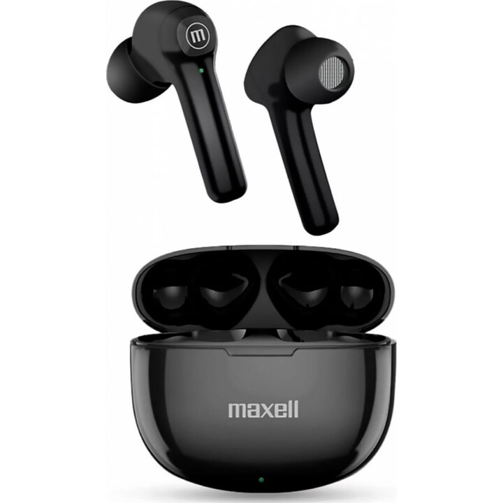 Maxell Dynamic+ kabellose Kopfhörer mit Ladecase Bluetooth schwarz
