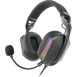 Fones de ouvido sem fio para jogos Mars Gaming MHWPRO com microfone/conector 3.5/Bluetooth/preto