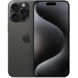 Apple iPhone 15 Pro 128 GB, schwarzes Titan, generalüberholt, Klasse B