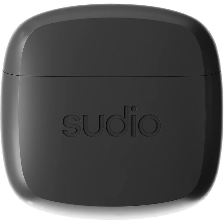 Sudio N2 Negro True Wireless Bluetooth Auriculares abiertos, Conexión multipunto, Micrófono, 30 horas, con estuche de carga