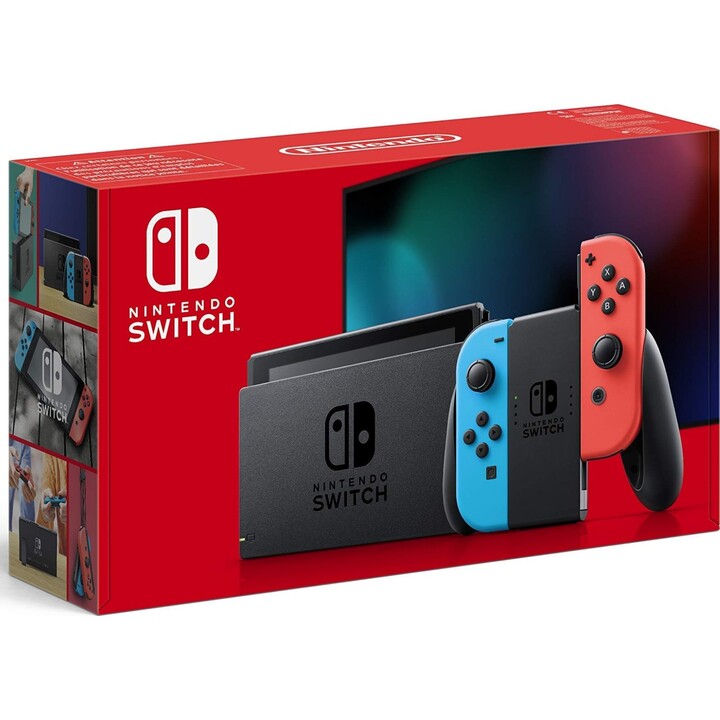 Nintendo Switch OLED Model Gaming Console Neon Red / Neon Blue