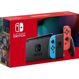 Consola Nintendo Switch V2 en rojo neón / azul neón