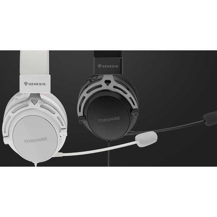 Auriculares para juegos | Toron 301 | cableado | Sobre oreja | Micrófono | Blanco