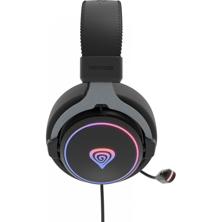 Genesis Neon 764 RGB Auriculares supraaurales con micrófono retroiluminado Negro USB