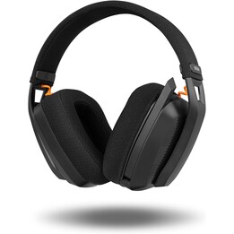 Auriculares Gaming Inalámbricos con Micrófono Krom Kanji/ Bluetooth/ USB 2.0/ Negros