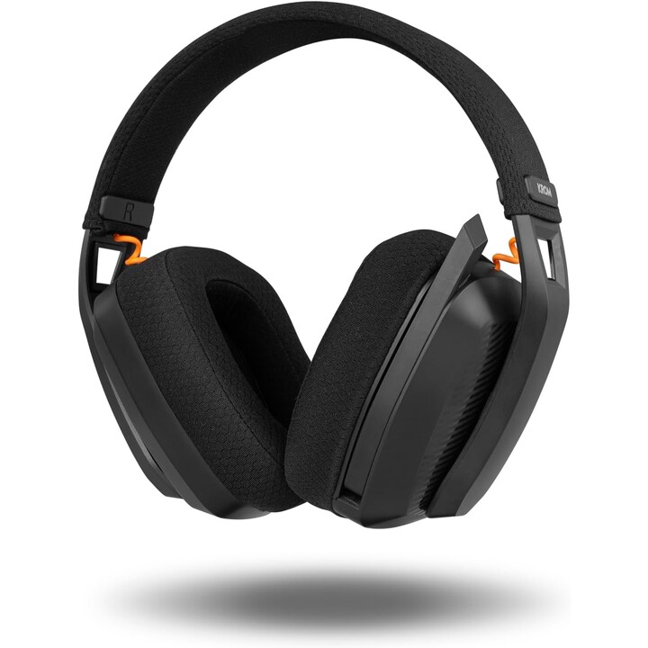 Cuffie da gioco wireless con microfono Krom Kanji/ Bluetooth/ USB 2.0/ Nero