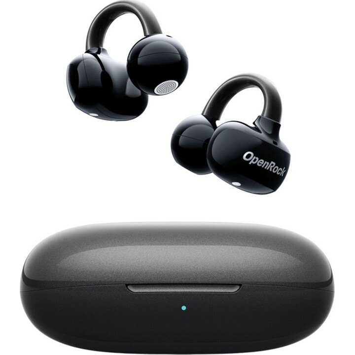 Auriculares Deportivos de Conducción Aérea OpenRock E OPACE01 con estuche de carga/ Autonomía 7h/ Negros