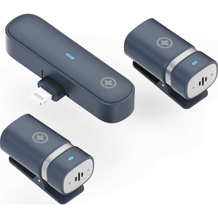 Kit microphone sans fil Plusonic PS-TDS9 USB Type C/Lightning/3,5 mm, attache micro WiFi / *ALLTRAVEL*