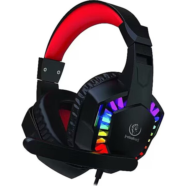 Rebeltec SHARK Auriculares Estéreo con Micrófono Negro