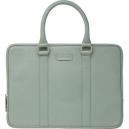 Rom – Schmale Tasche aus genarbtem Vollleder für MacBook Pro/Air 13" – Greenbay