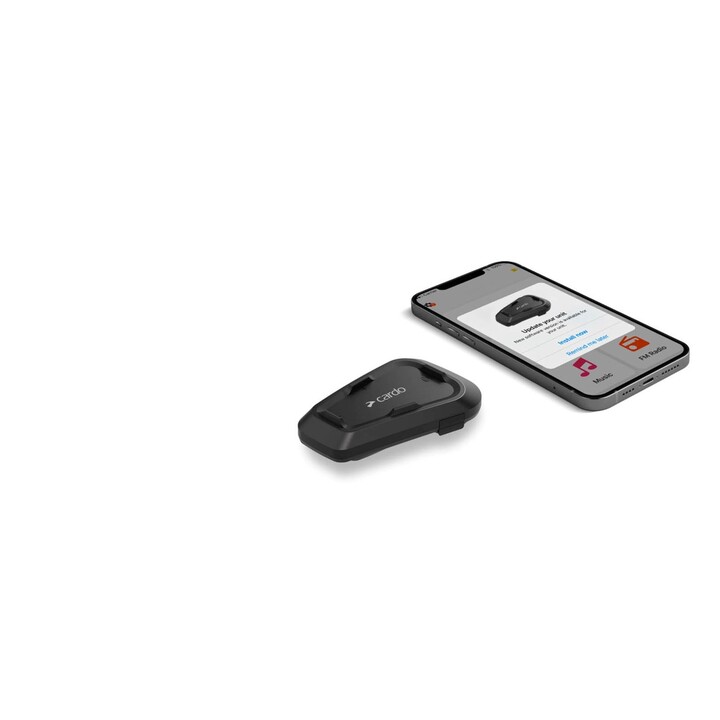 Cardo Spirit Motorcycle Intercom 2 Channels 400m Black